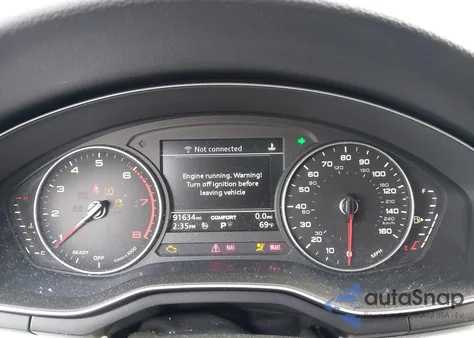 2017 Audi A4 2.0T Premium from USA, damaged, VIN WAUANAF4XHN037610